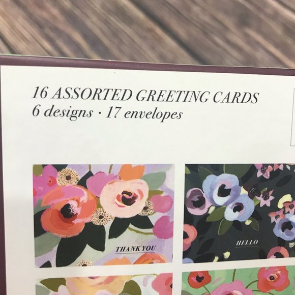 KTSMail Painted Petals Notecards Greeting Card Set - Picture 3 of 10